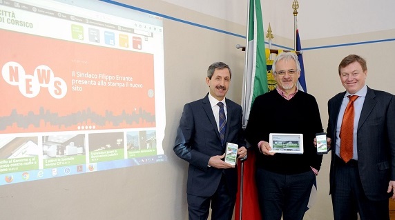 Presentazione alla stampa del sito del comune di Corsico